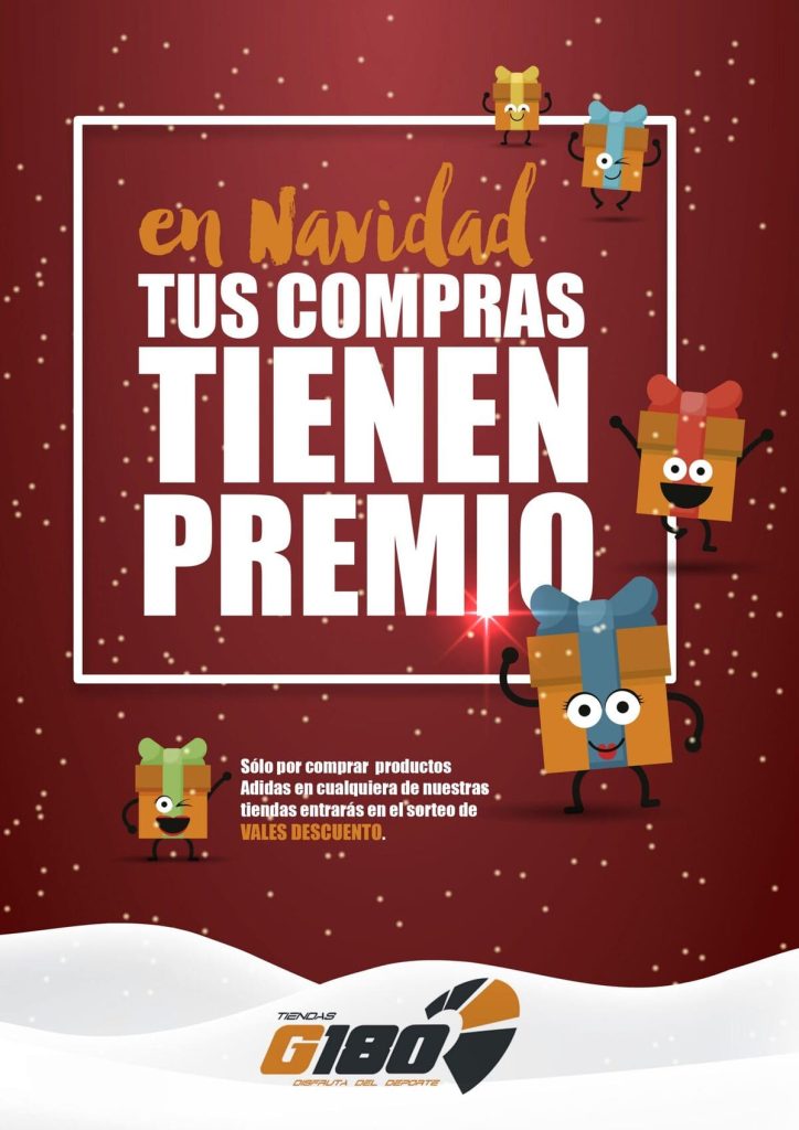 Tiendas G180 Cartel Navidad 2016